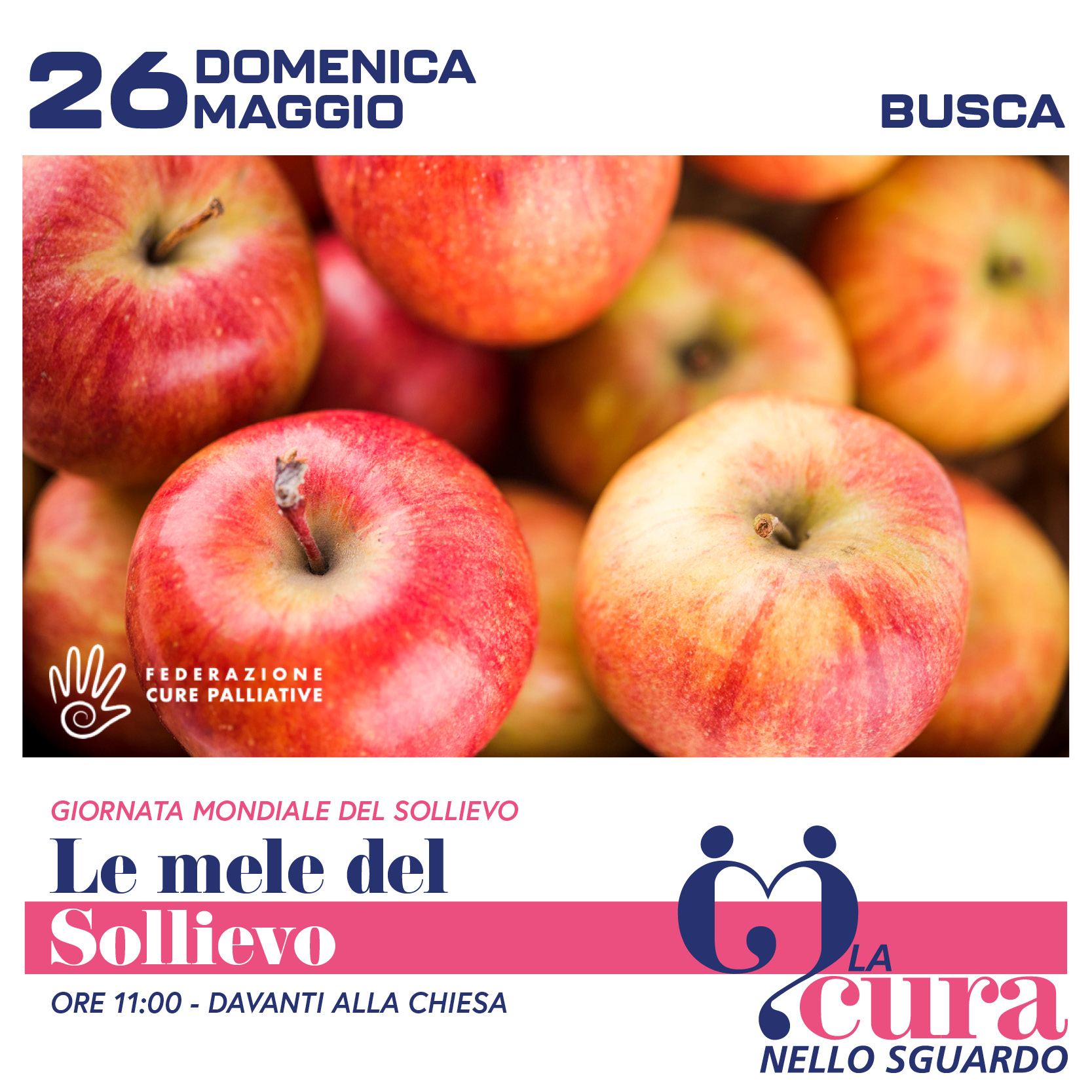 “Le mele del sollievo”26 maggio 2024 Busca