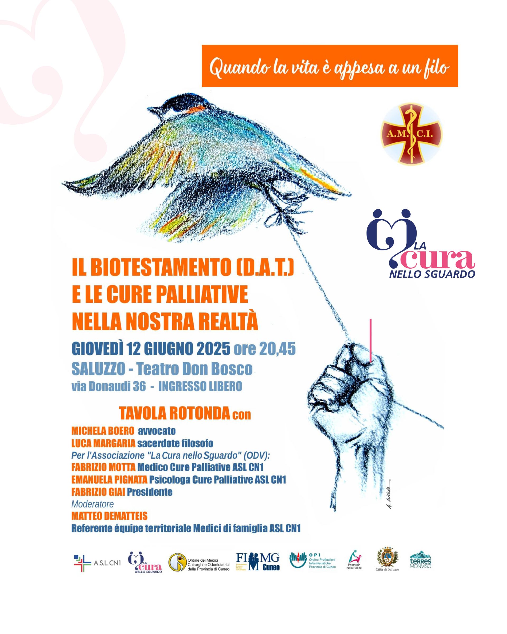 12 Giugno Biotestamento e Cure Palliative
